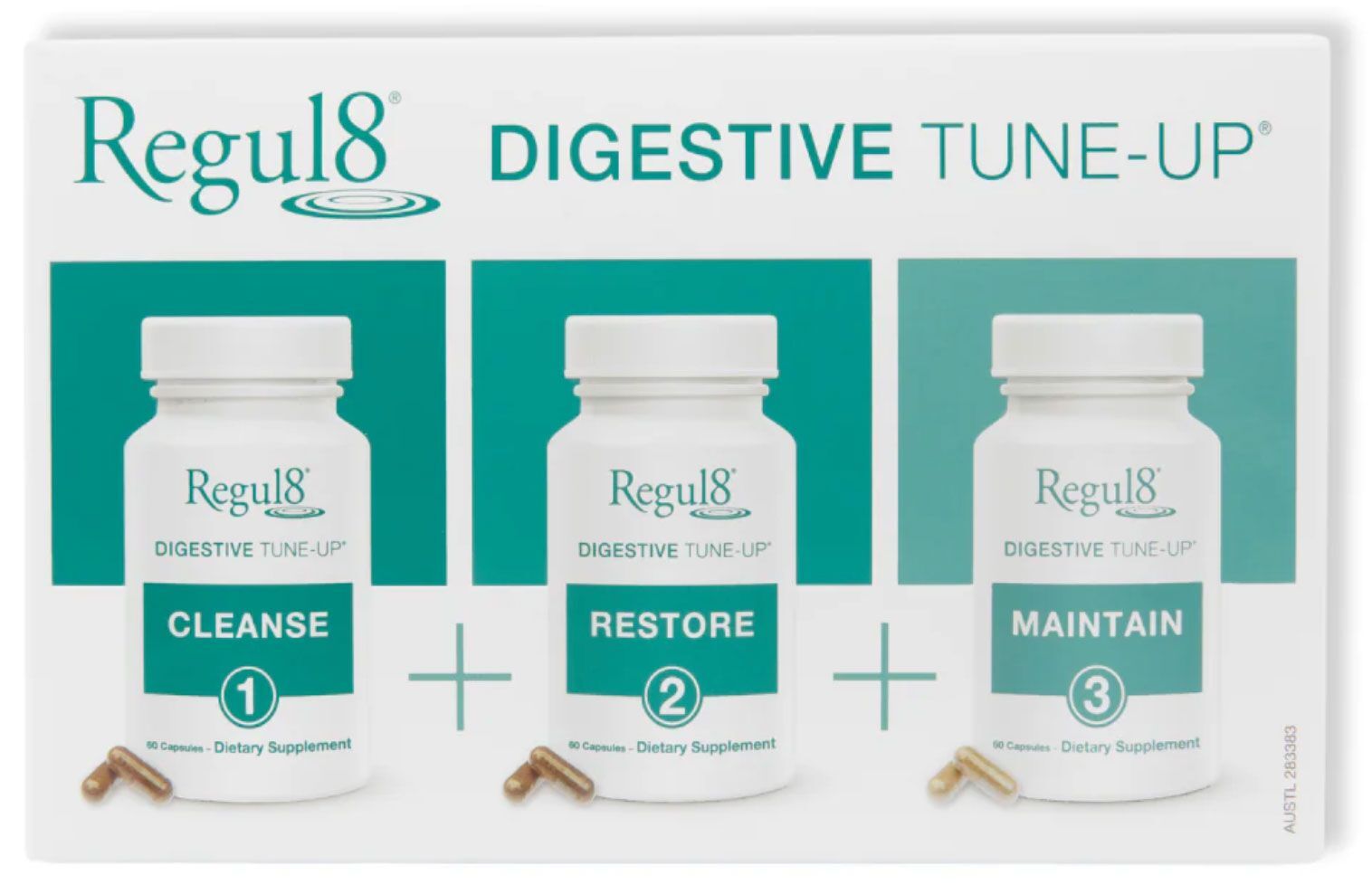 Regul8 Digestive Tune-Up System (Cleanse, Restore, Maintain)